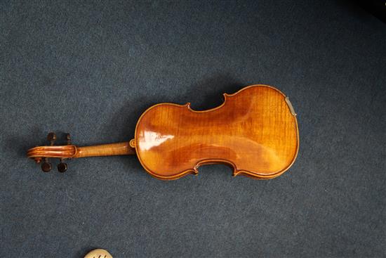 A 19th century French Colin of Nancy violin,